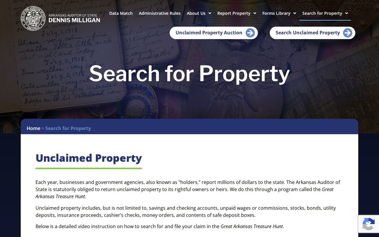 North Little Rock people search Arkansas unclaimed property lookup